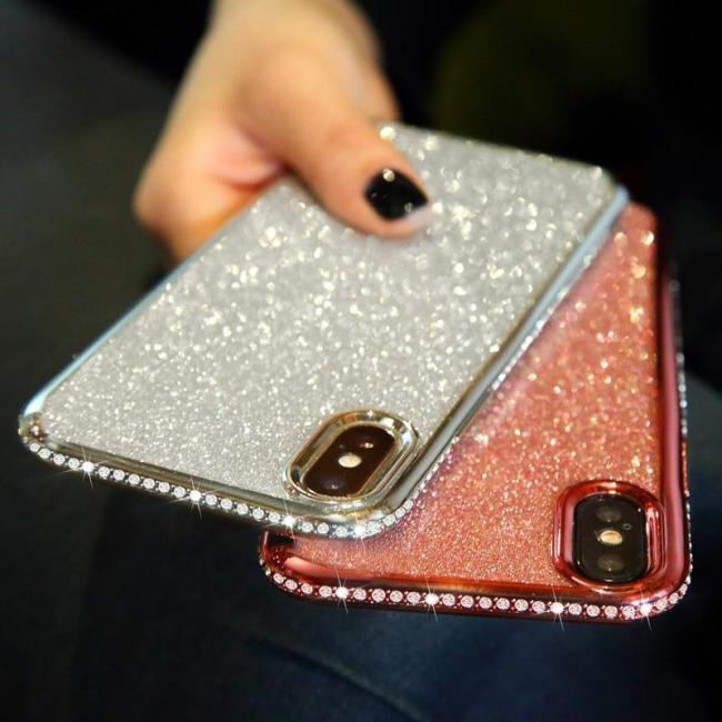 Diamond Glitter Shockproof Case for iphone XR XS MAX XS X 6s 6 8 7 Plus