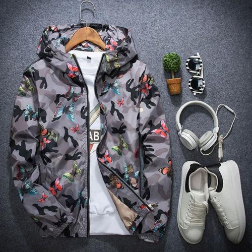 Fashion Sports Casual Camouflage Printed Jackets