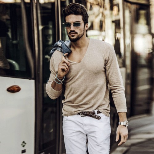 Casual Round Collar Long Sleeves Plain Slim T Shirt