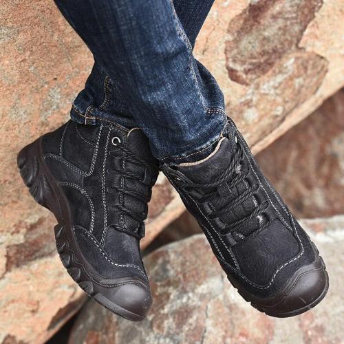 Non-slip Spring New Arrivals Fashion Ankle Boots Men Upgrade Motorcycle Boots Wear Comfort Winter Shoes Hiking Sneaker 38-46