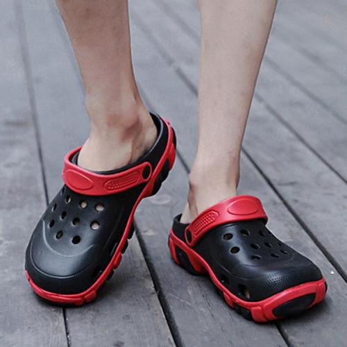 Men's Non-Slip Dual-use Sandals Hollow Out Slippers