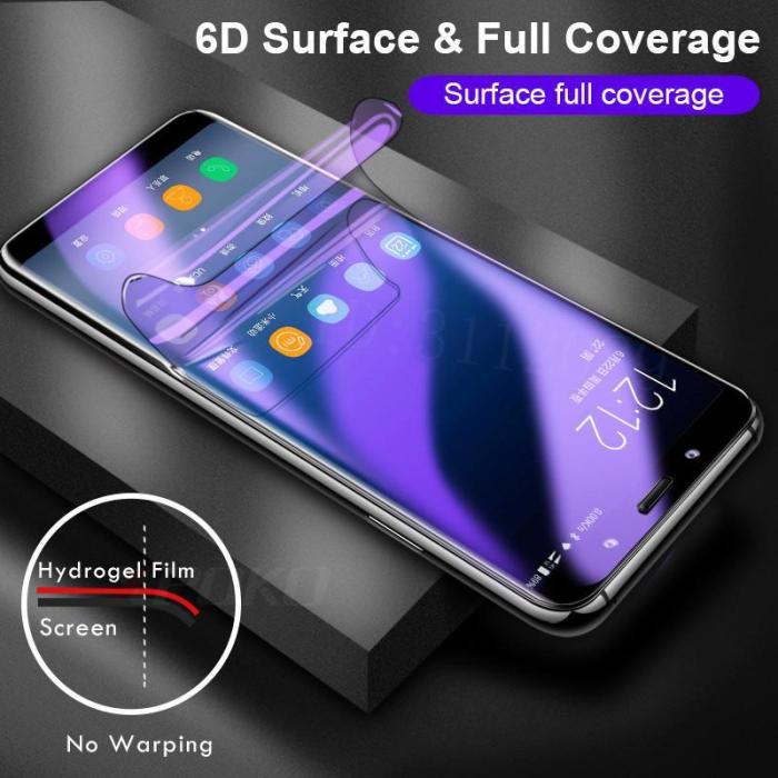 6D Full Cover Soft Purple Light Hydrogel Film For Samsung Galaxy