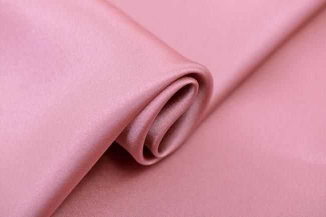 Howmay  100% pure silk charmeuse satin fabric 30m/m 114cm dark pink 57# especially heavy weight for dress or cheongsam