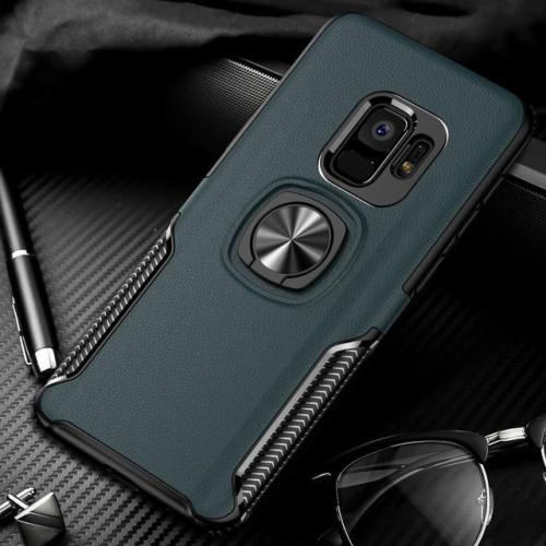 Luxury Metal Ring Car Stand Silicone Case for Samsung Galaxy S9 S9+Note 9 Note 8 S8 S8 Plus