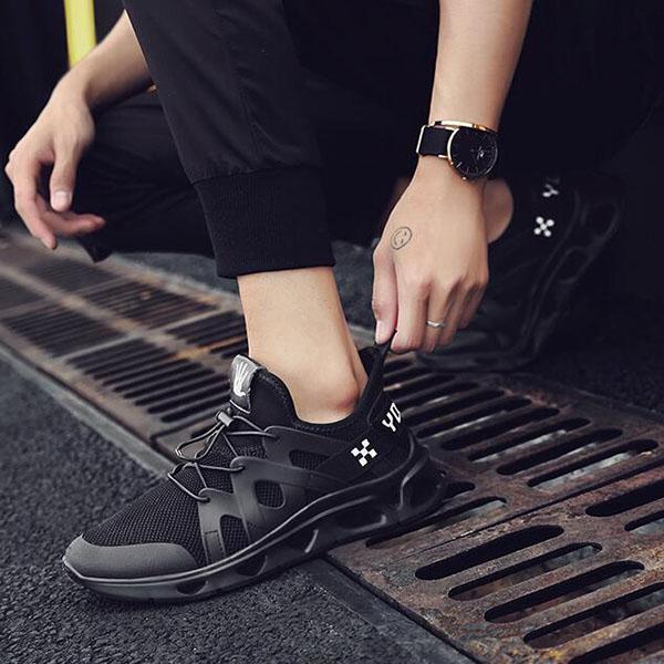 Men's Low-Cut Breathable Elastic Mesh Mesh Sneakers