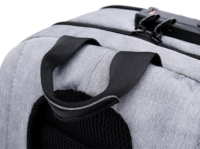 Oxford cloth USB charging password anti-theft backpack
