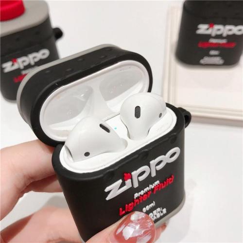 3D ZIPPO Oil Bottle AirPods Case Shock Proof Cover