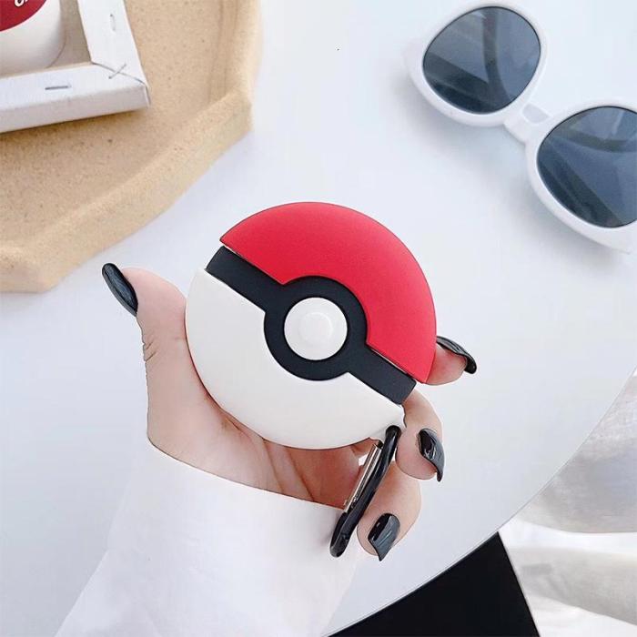 Poké Ball Pikachu AirPods Pro Charging Headphones Cases For Airpod Protective Cover