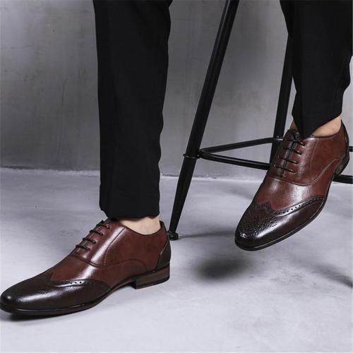 Men's British Style Retro Leather Shoes