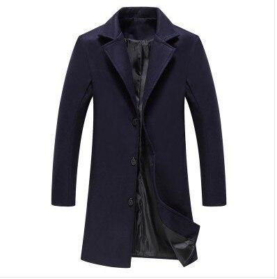 MRMT 2020 Brand Men's Jackets Long Solid Color Single-breasted Trench Coat Casual Overcoat for Male Jacket Outer Wear Clothing