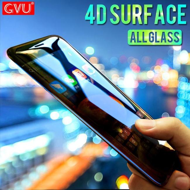 4D Screen Protector Tempered Glass For iPhone 6 7 8 X