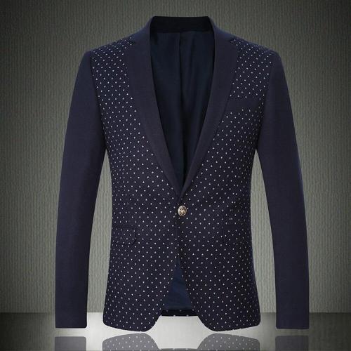 Blazer Men 2020 Spring and Autumn New Fashion Casual Men Printed Single Button Business Casual Slim Blazer for Men