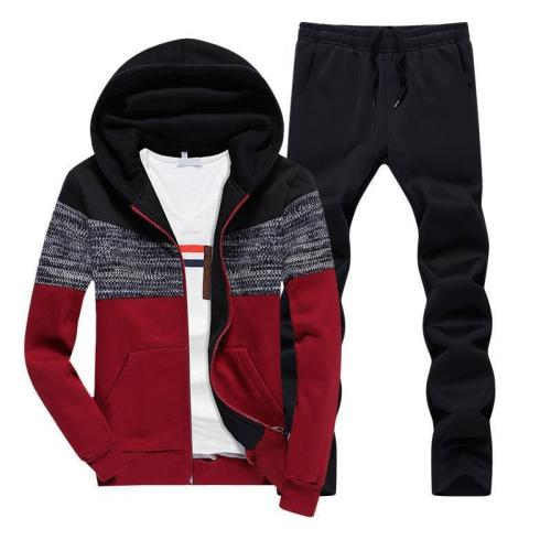 Men's Trend Casual Thickening Sports Suit