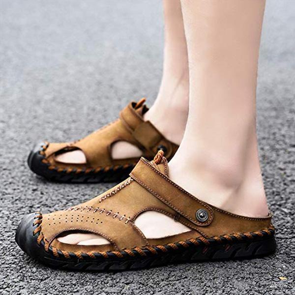 Mens Large Size Summer Hollow Out Beach Sandals