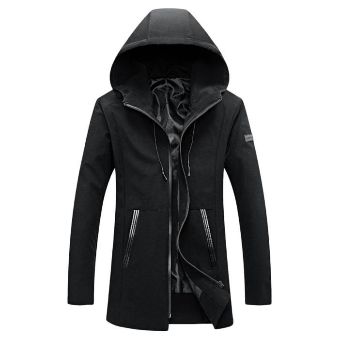 Casual Zip Hoody Windbreaker Coat Jacket for Men 4051