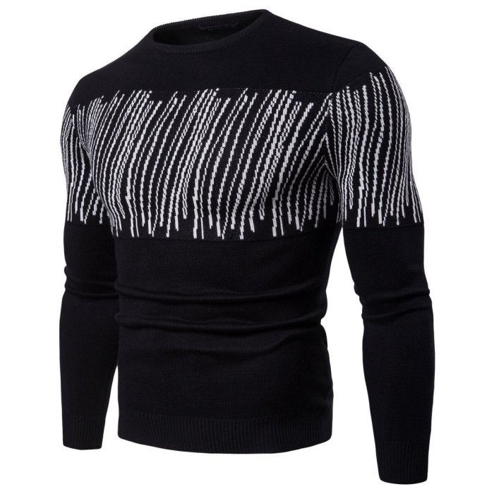 Striped Print Sweater