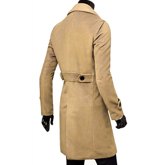 MJARTORIA 2020 Trench Coat Mens Classic Double Breasted Mens Long Coat Masculino Clothing Long Jackets Coats British Overcoat