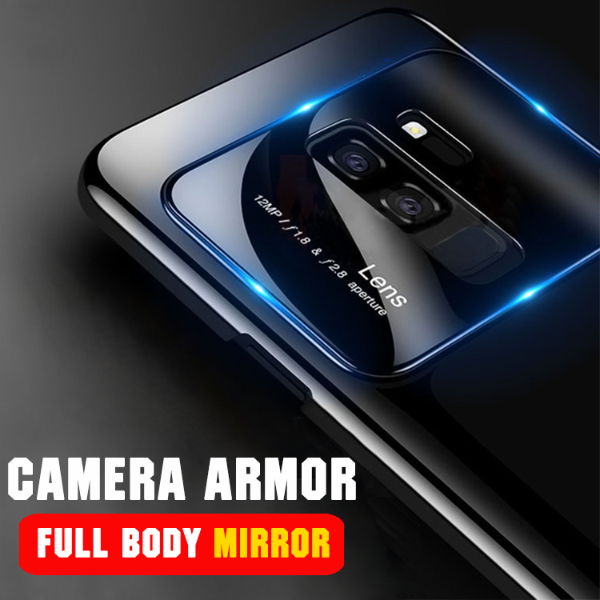 Luxury Mirror Camera Shockproof Ultra-thin Case For Samsung