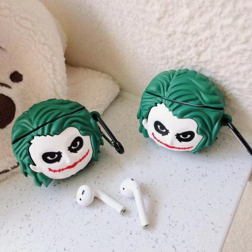 Joker AirPods Case Charging Headphones Cases With Keychain