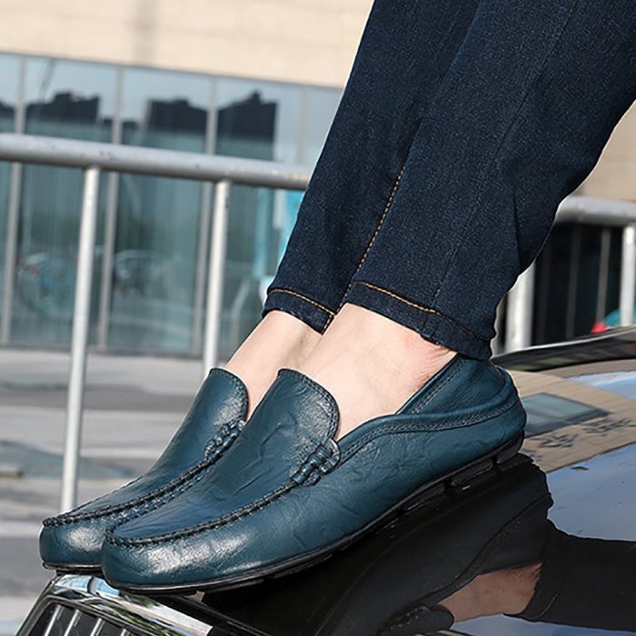 Men's dual-use casual leather shoes