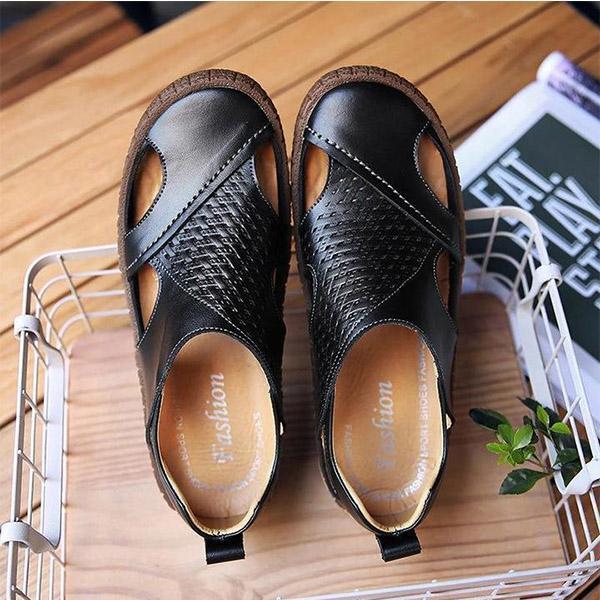 Breathable Cow Leather Slip Resistant Sandals