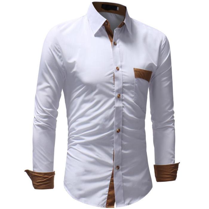 Minimalist Plain Button Up Shirt
