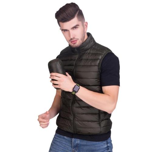 2020 New Autumn Winter Men Down Vests 90% White Duck Down Ultra Light Sleeveless Jackets Coats Portable Casual Waistcoat for Man