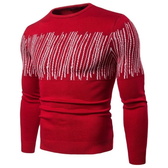 Striped Print Sweater
