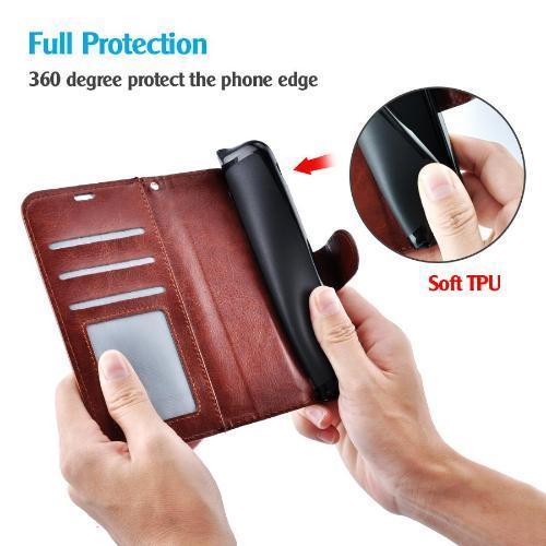 Wallet Silicon Card Flip Case For iPhone 8 8Plus