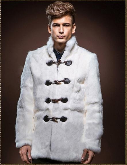 Men's Plus Size Faux Fur Loose Fur Coat