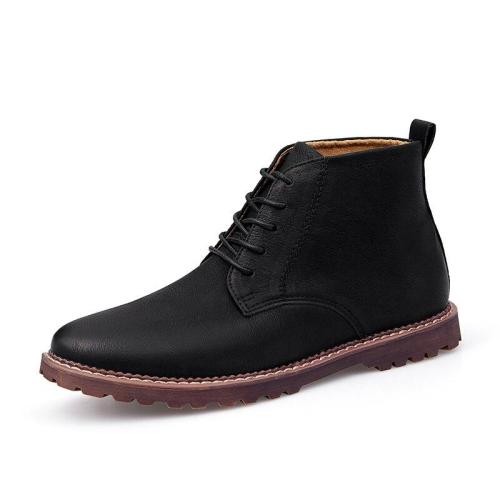 Mens Boots Retro Leather Ankle Boots for Men 2019 New Man Shoes Ankle Boot Men Design Fashion Shoes