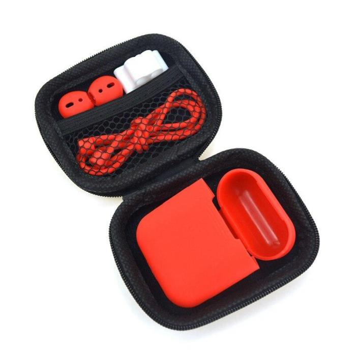 5 IN-1 Airpods Pro Soft Silicone Earphones Case Storage Box