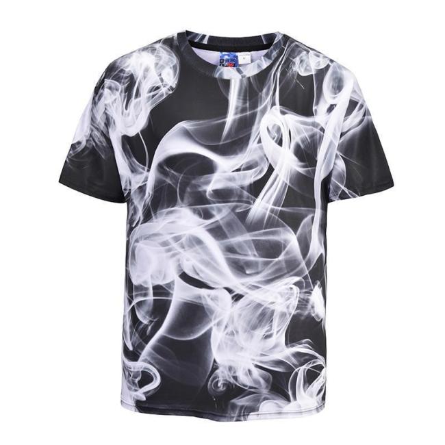 Art Smoke 3D Print T-Shirt