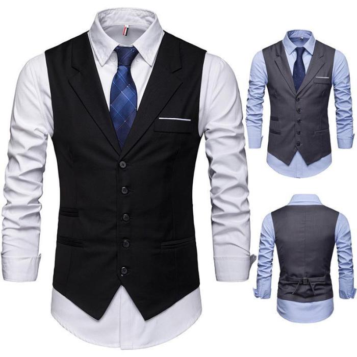 Men's Casual Single Breasted Vest