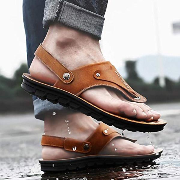 Summer Microfiber Non-Slip Breathable Beach Shoes Slippers