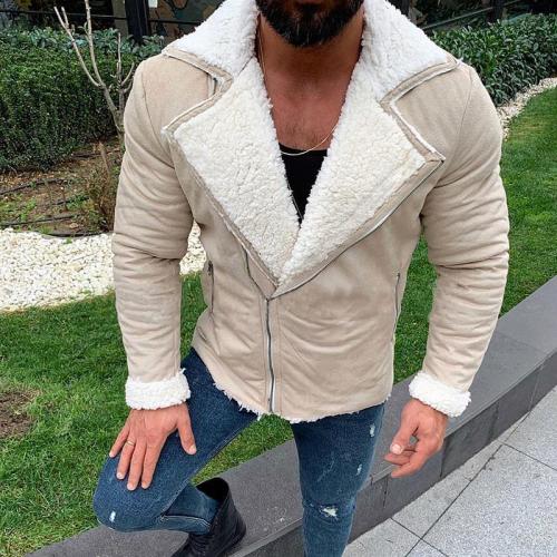 Fashion Turndown Collar Woolen Jacket