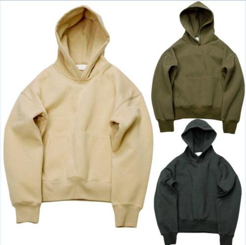 Very good quality hip hop hoodies fleece men streetwear WARM winter mens kanye west hoodie sweatshirt hoody Olive Brand clothing