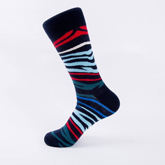 Abstract long tube personality socks