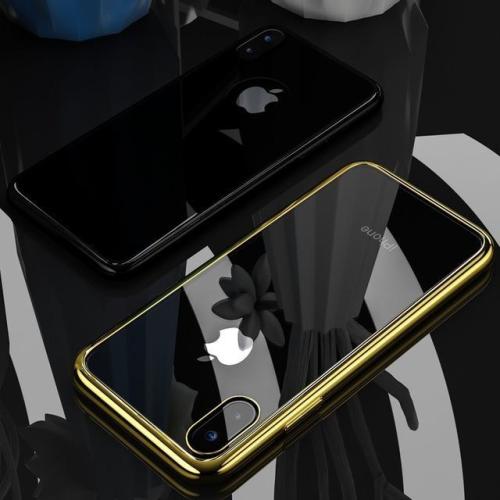 Luxury Soft 360 Degree Full Protection Transparent Silicone Plating Cover For iPhone