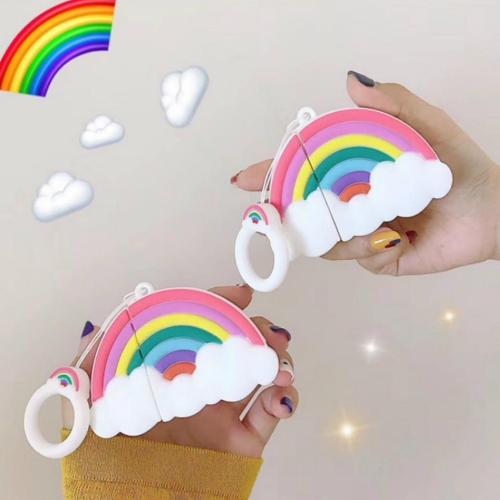 Rainbow AirPods Case Silicone Shockproof Cover