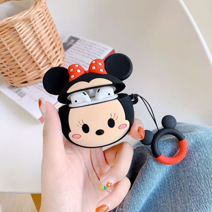 Cartoon Mouse 3D Silicone AirPods Case