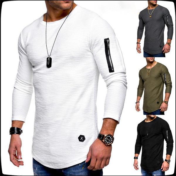 Men's Casual Fashion Long Sleeve T-Shirt