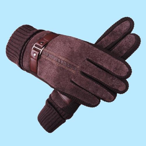 Men's Cycling Motorcycle Belt Buckle Touch Screen Warm Gloves