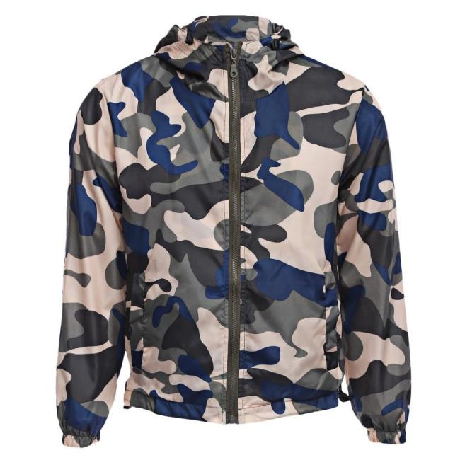 Stylish Camouflage Hooded Male Sun Protection Coat 9703