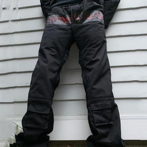 Black pocket casual mens trousers TT010