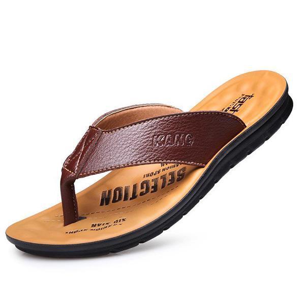 Men Fashion Flip Flops Gladiator Summer Flat Slippers