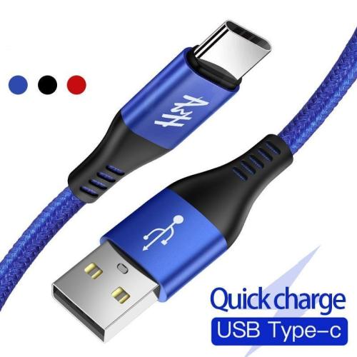 USB Type-C Cable Quick Charger Cable Data Sync For Samsung Huawei Xiaomi Charging Cord