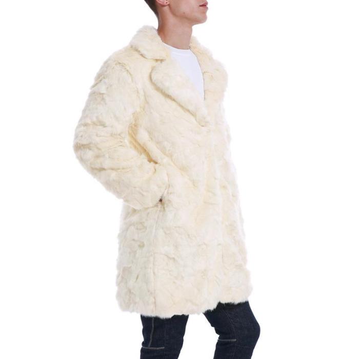 Fashion Warm Faux Fur Long Coat