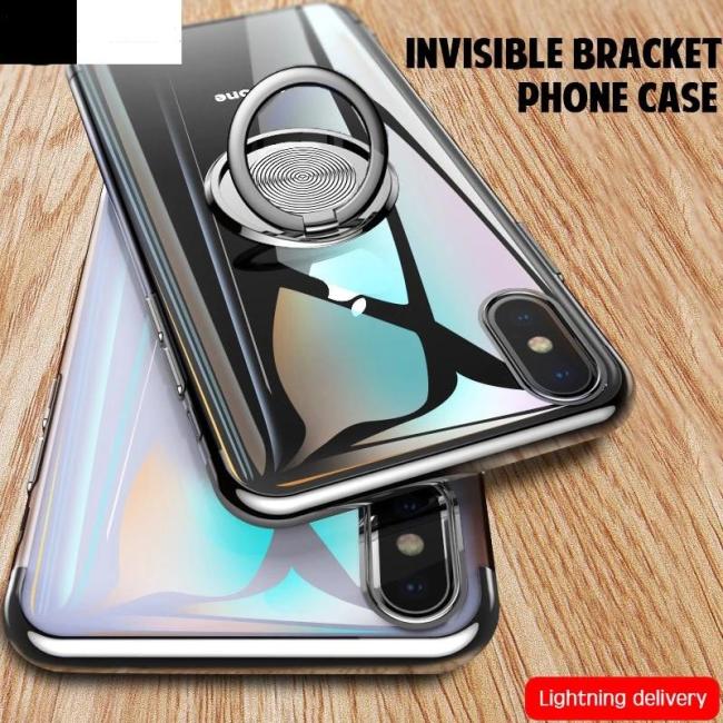 Luxury Magnetic Ring Plating Phone Cases For iPhone
