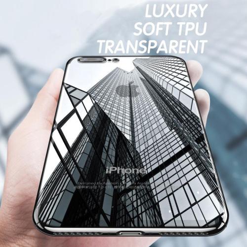 Silicone Soft Coque Luxury TPU Full Cover Case for iPhone 6 7 8 X
